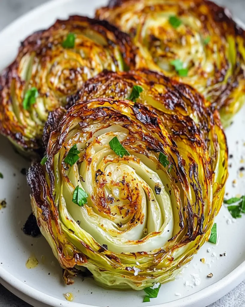 Roasted Cabbage Steaks First Image First Image