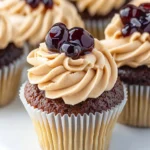 Peanut Butter and Jelly Cupcakes First Image First Image