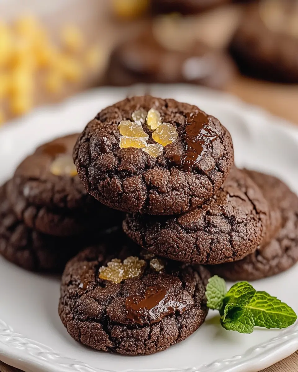 Irresistible Chocolate Ginger Cookies Recipe to Savor First Image First Image