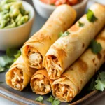 Crispy Super Bowl Easy Chicken Taquitos – 5 Ingredients! First Image First Image