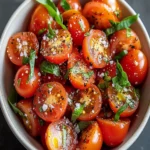Fresh and Flavorful Tomato Garlic Salad Recipe First Image First Image