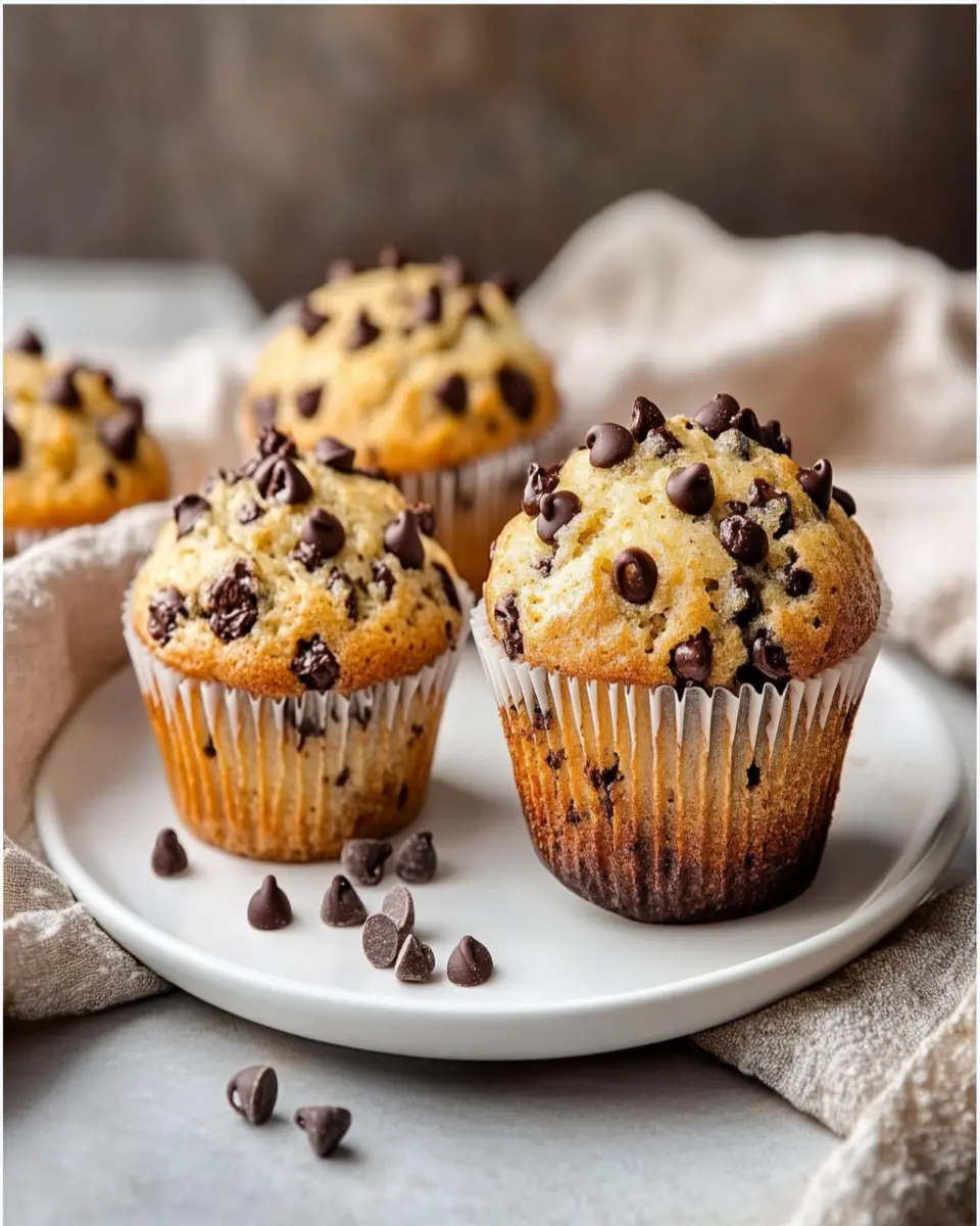 Chocolate Chip Muffins First Image First Image