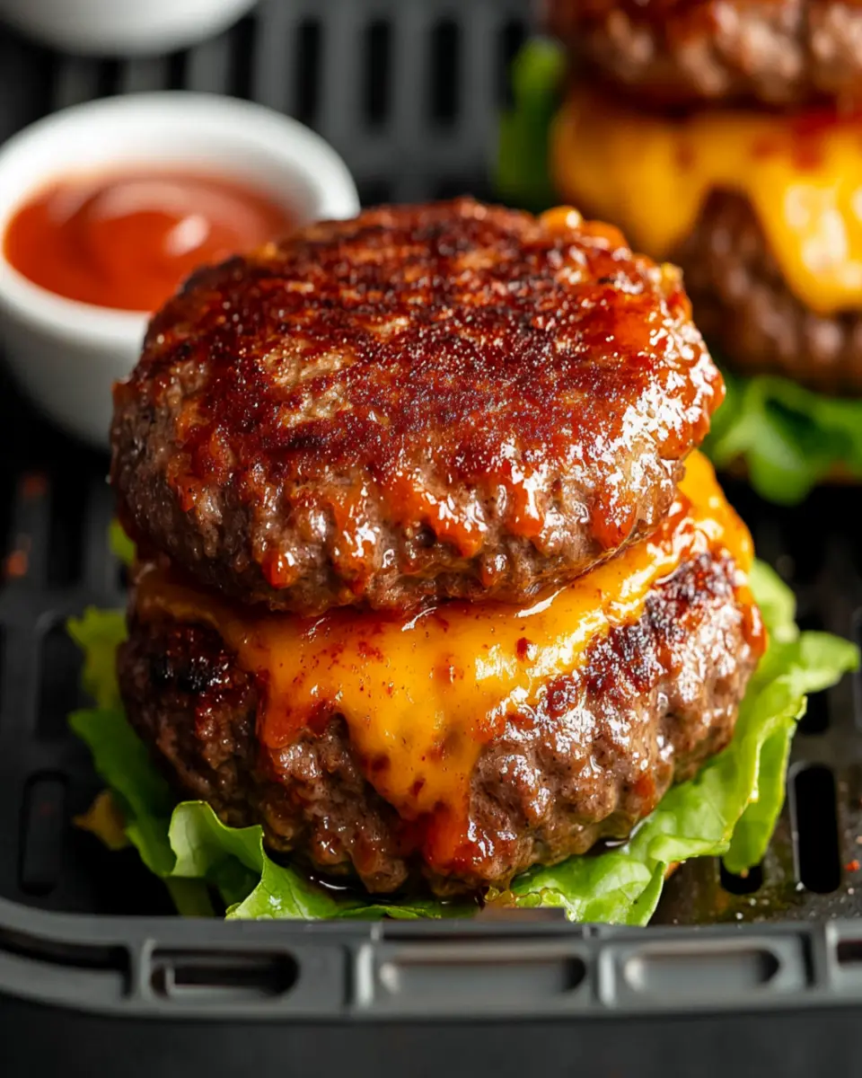 Air Fryer Burgers First Image First Image