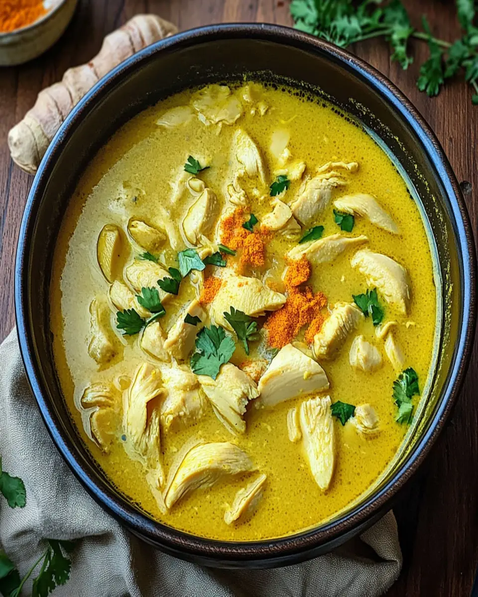 Ginger Turmeric Chicken Soup First Image First Image