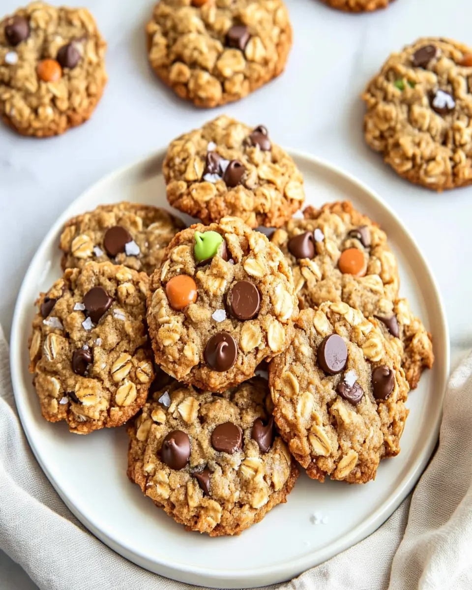 Peanut Butter Oatmeal Monster Cookies for Sweet Cravings First Image First Image