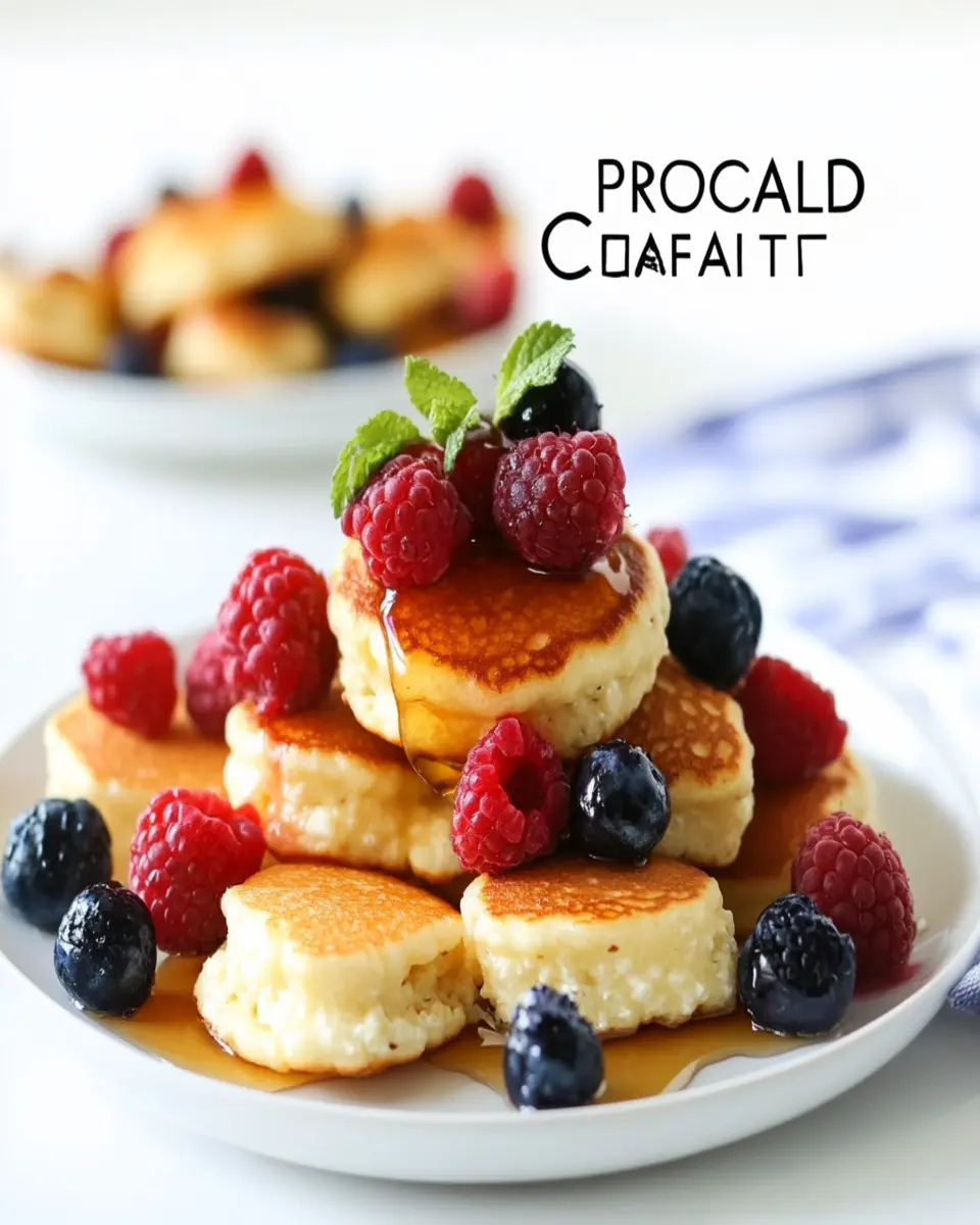 High Protein Cottage Cheese Pancake Bites for a Quick & Healthy Breakfast First Image First Image
