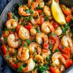Mediterranean Shrimp Skillet with Lemon Garlic Sauce: A Bright, Savory, One-Pan Dinner That Feels Elegant and Effortless First Image First Image