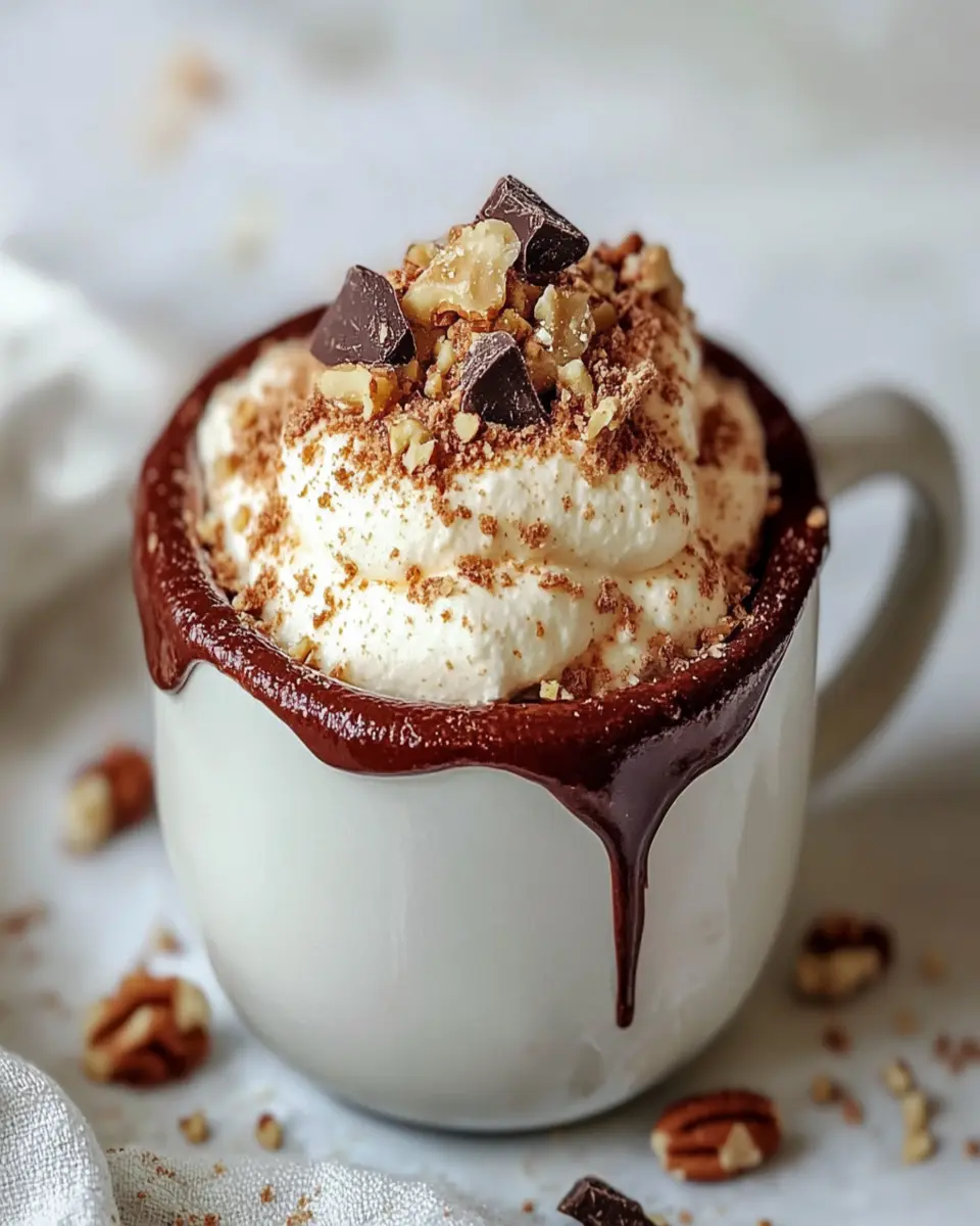 Keto Fluffernutter Mug Cake First Image First Image