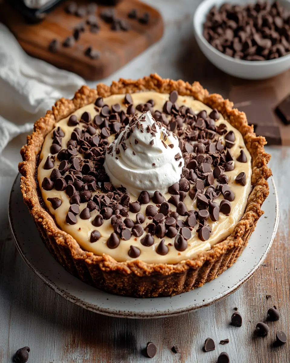 Chocolate Chip Funny Cake Pie First Image First Image