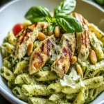 Creamy Chicken Pesto Pasta Recipe-Easy & Delicious First Image First Image