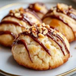 Soft Cream Cheese Cookies With Nutella Glaze First Image First Image