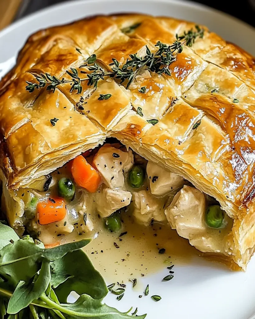 Delicious Herb Butter Chicken Pot Pie Recipe to Savor First Image First Image