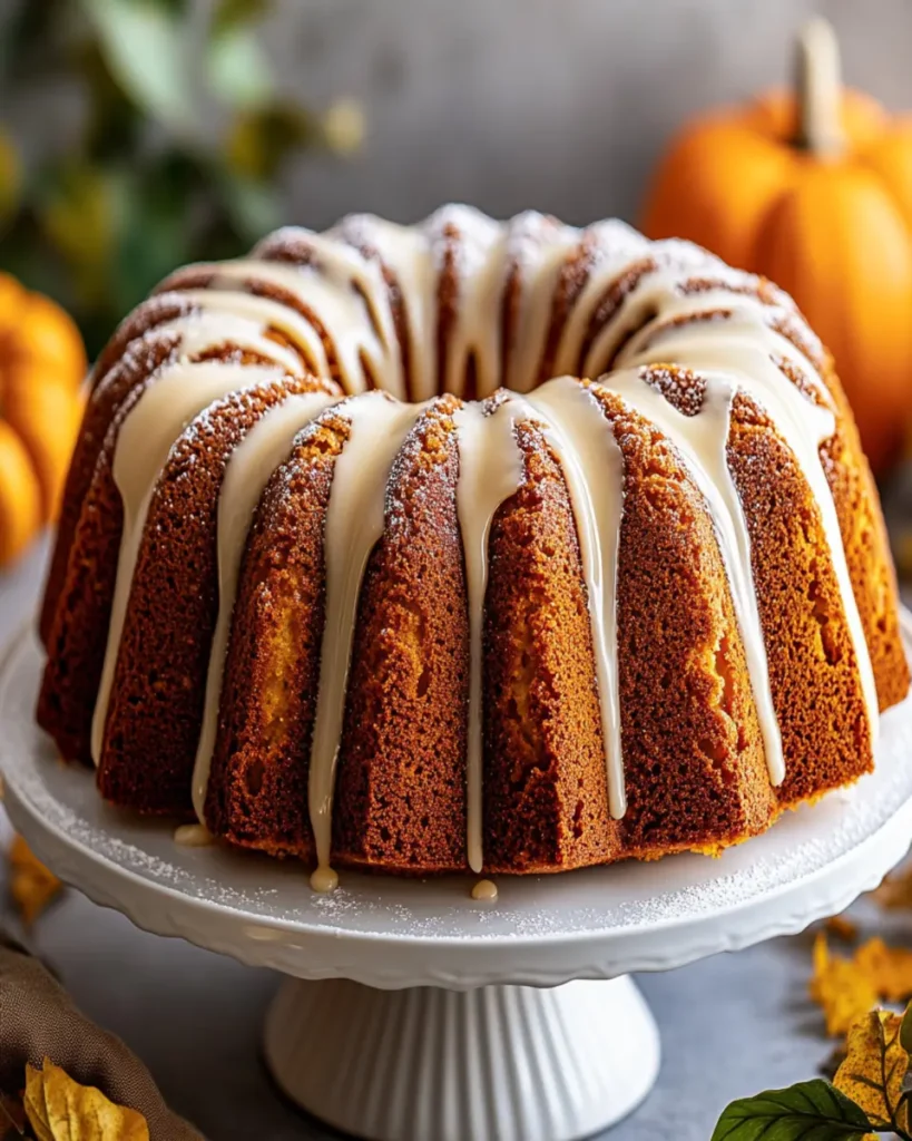 Pumpkin Cream Cheese Bundt Cake First Image First Image