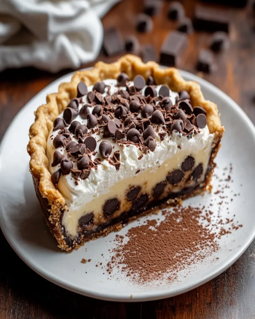 Chocolate Chip Funny Cake Pie First Image First Image