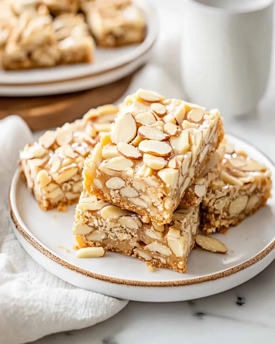 Almond Bars First Image First Image