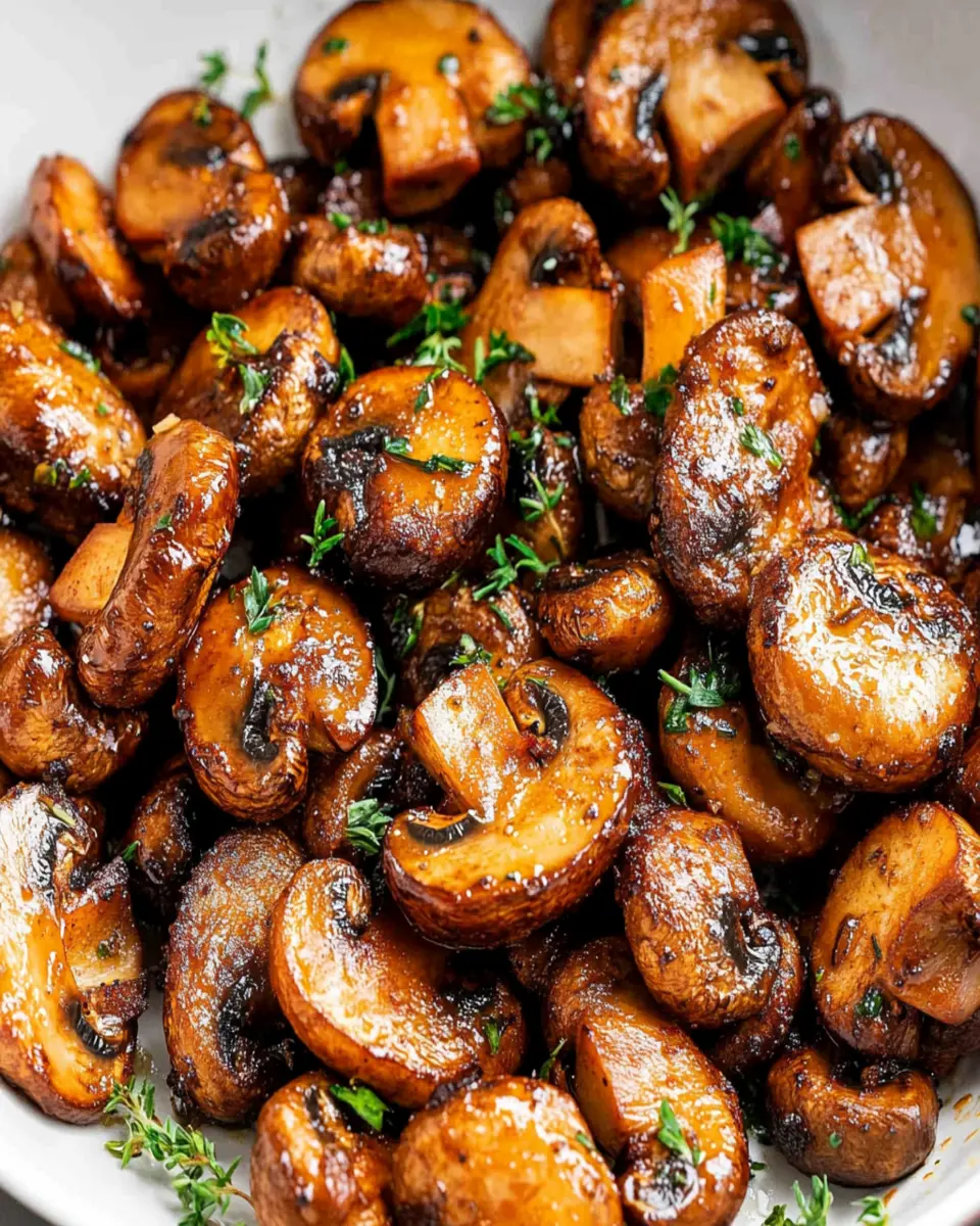 Air Fryer Mushrooms First Image First Image