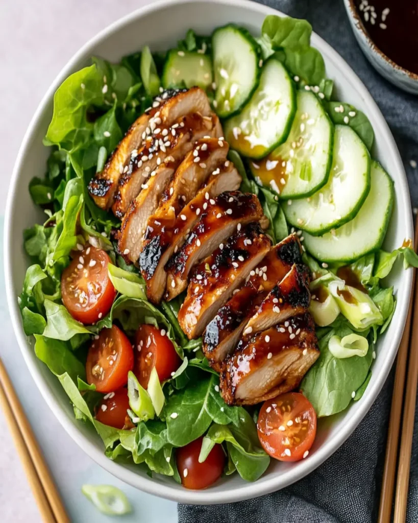 Light and Crisp Teriyaki Chicken Salad First Image First Image