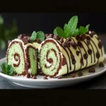 Mint Chip Cake Roll Recipe First Image First Image