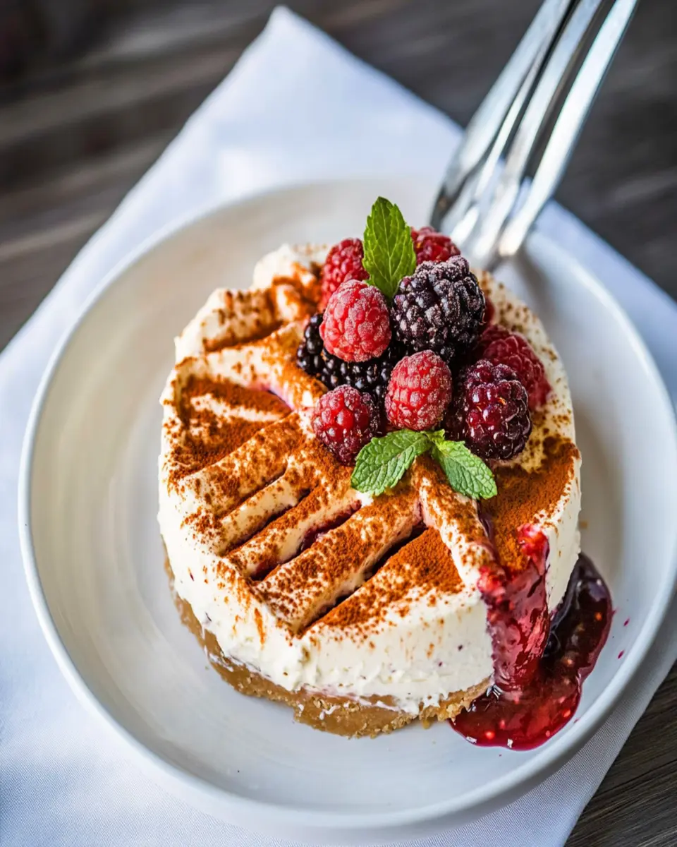 Viral Yogurt Cheesecake (No‑Bake, High‑Protein, Ultra‑Creamy) First Image First Image
