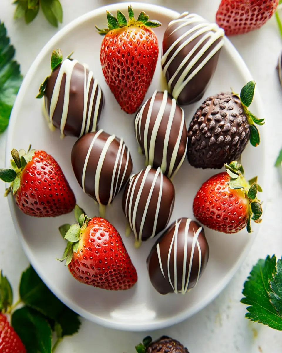 Chocolate Covered Strawberries Recipe First Image First Image