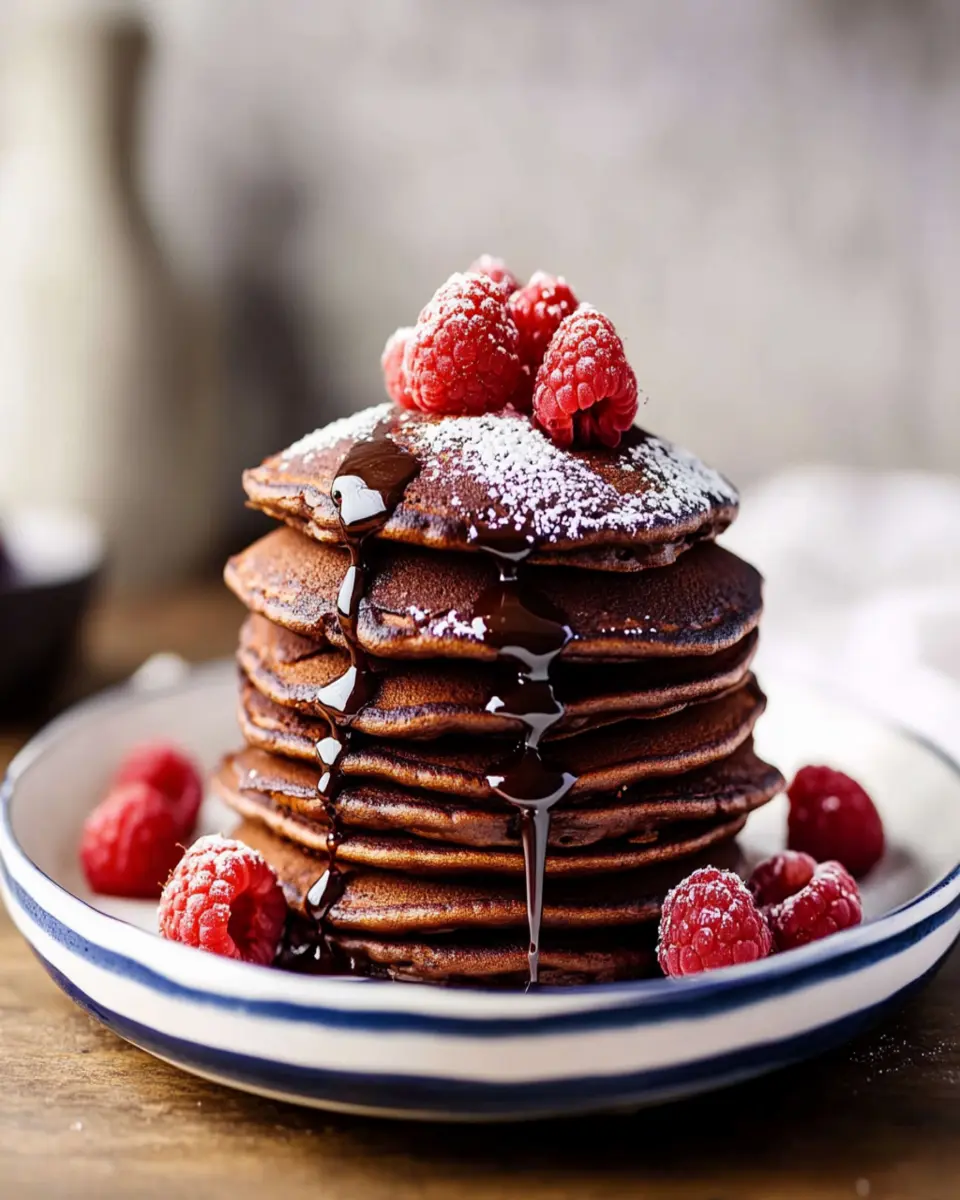 Chocolate Pancakes First Image First Image