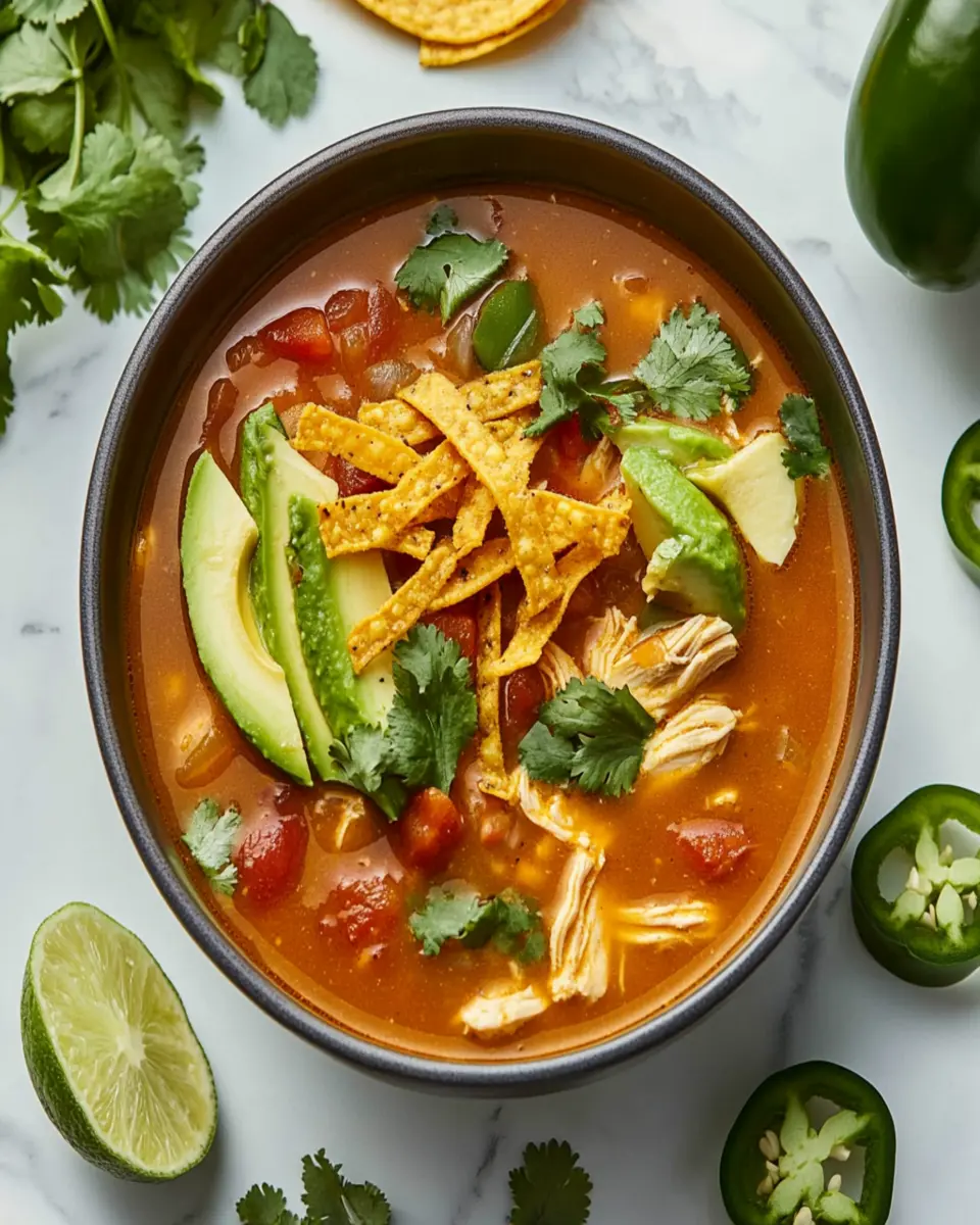 Cozy Chicken Tortilla Soup (Instant Pot or Stovetop) First Image First Image