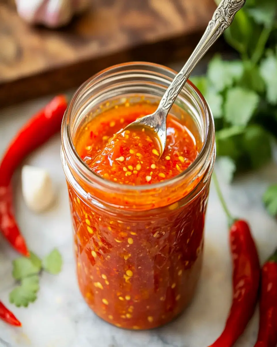 Homemade Thai Sweet Chili Sauce (VIDEO) First Image First Image