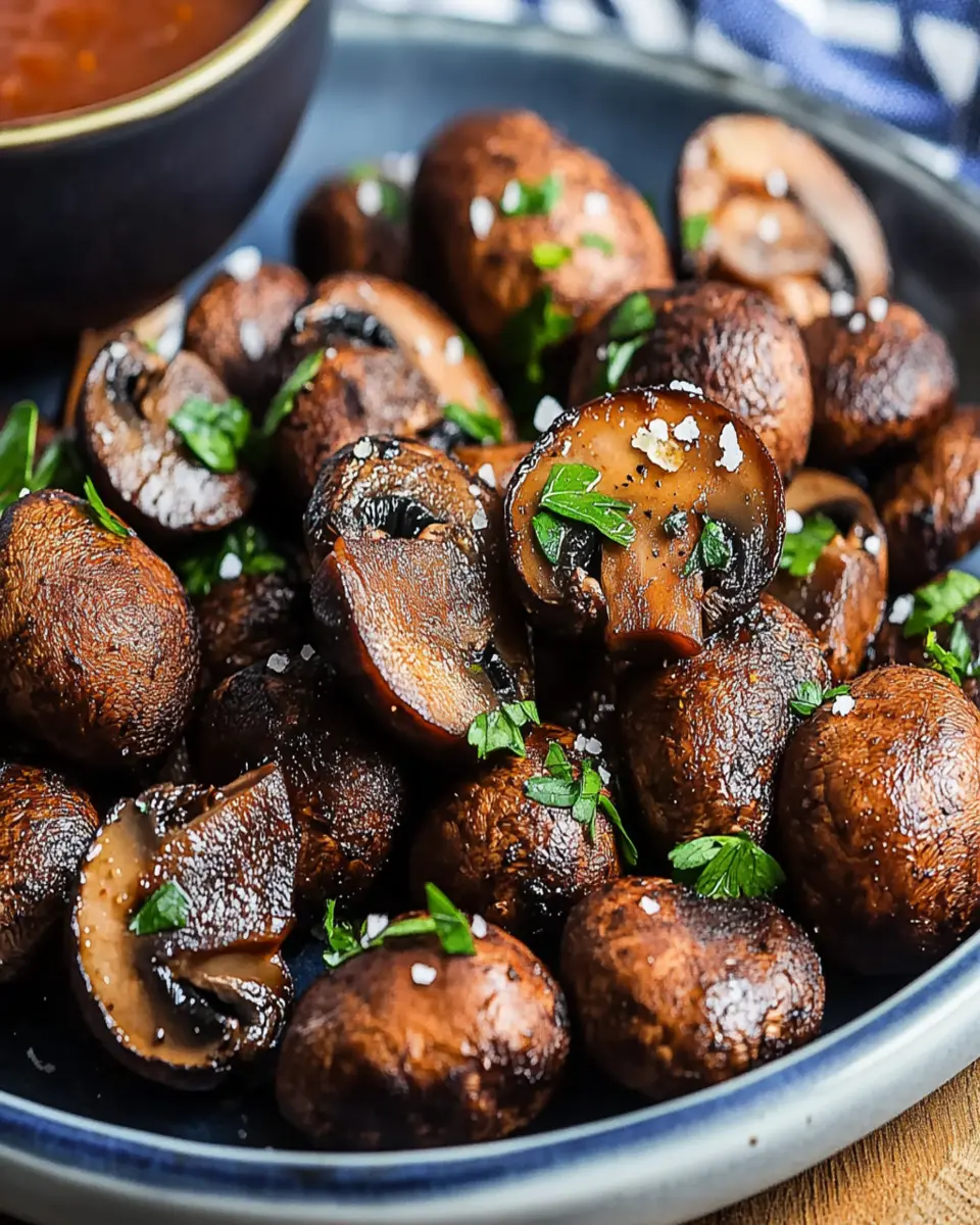 Smoked Mushrooms (Pellet Grill Recipe) First Image First Image