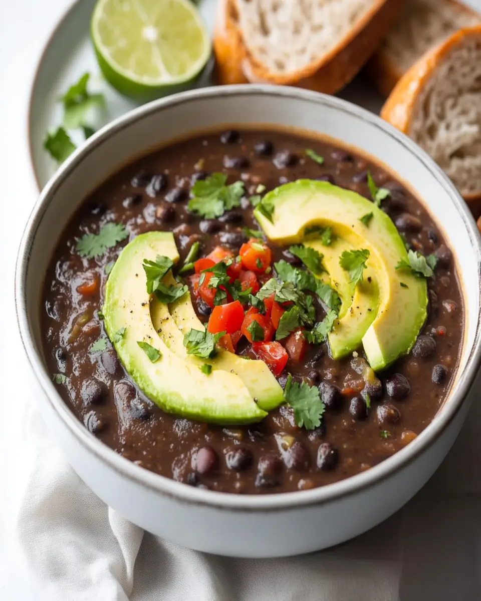 Black Bean Soup Recipe First Image First Image