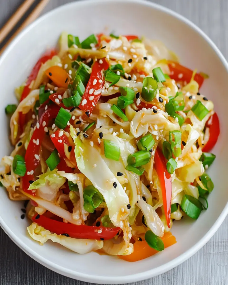 Easy Asian Cabbage Stir Fry (15 Minutes, Better Than Takeout) First Image First Image