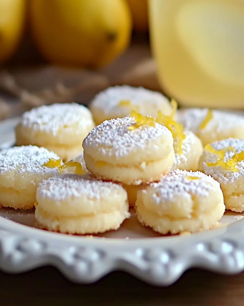Lemon Meltaway Cookies Recipe First Image First Image
