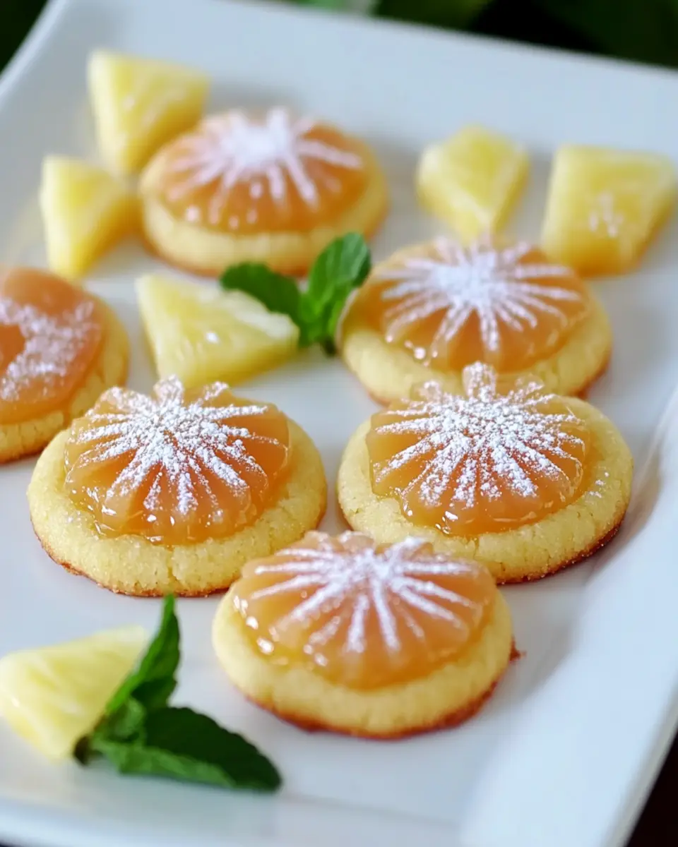 Pineapple Upside Sugar Cookies: Tropical Bliss in Every Bite First Image First Image
