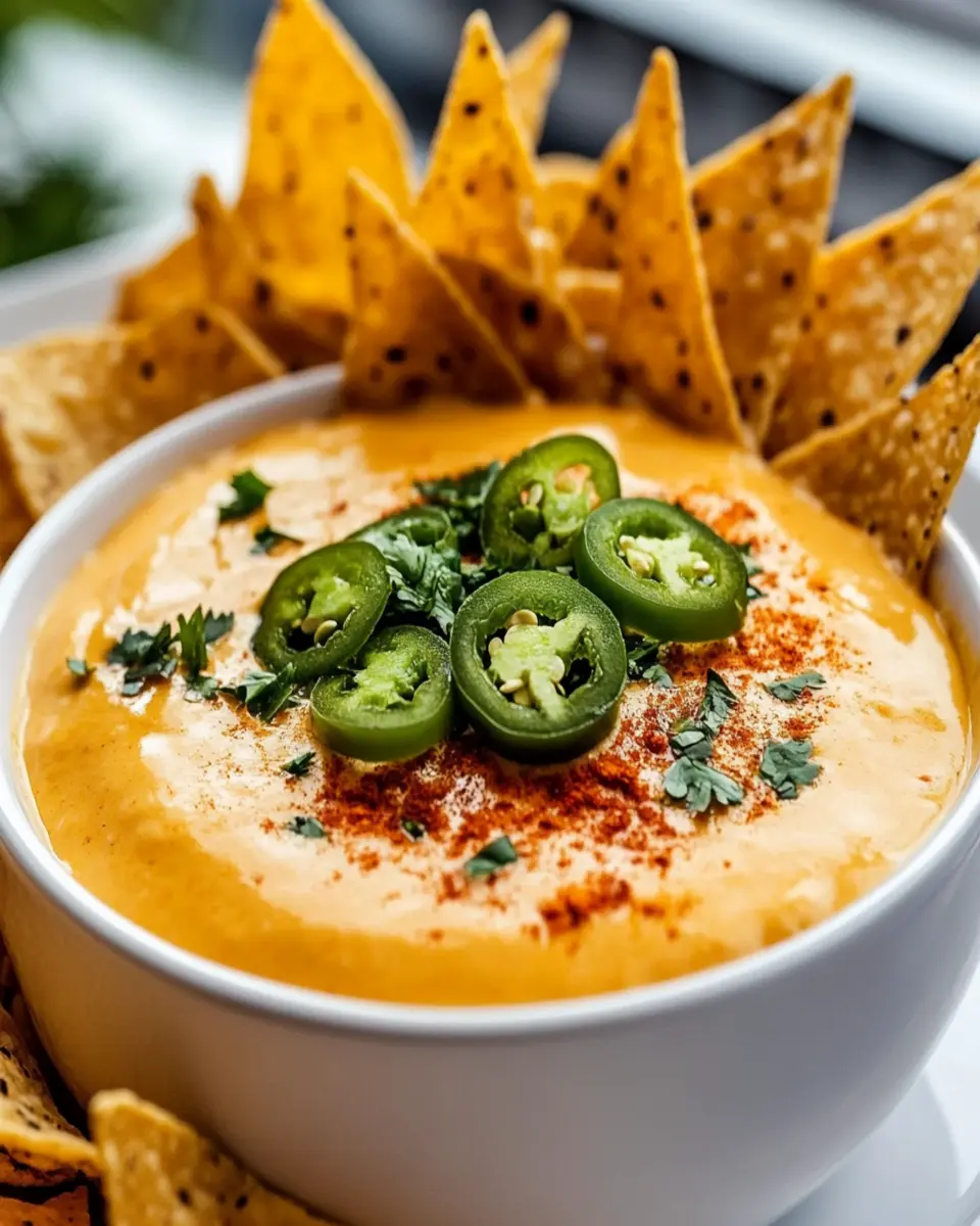 Homemade Nacho Cheese Dip First Image First Image