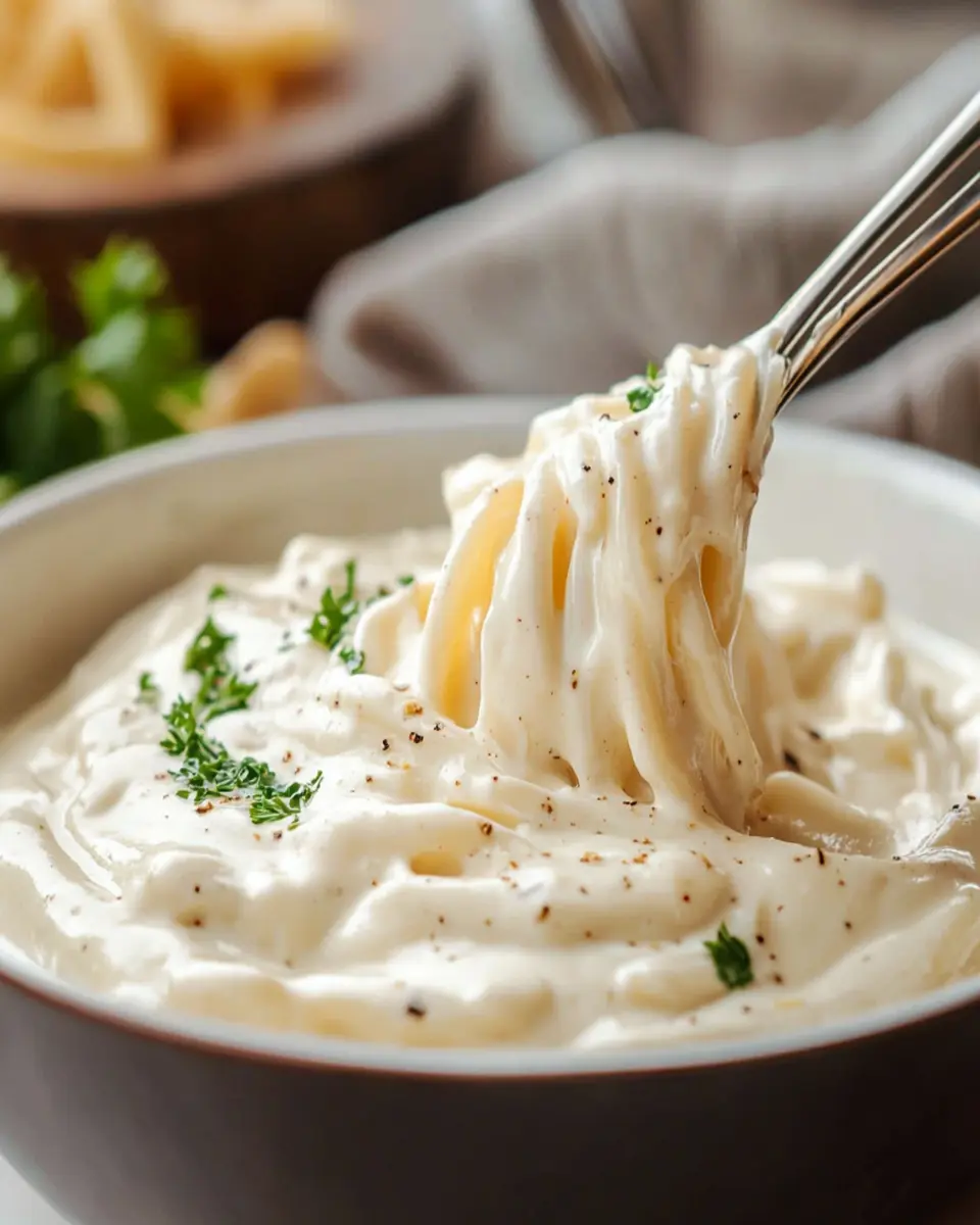 Homemade Alfredo Sauce First Image First Image