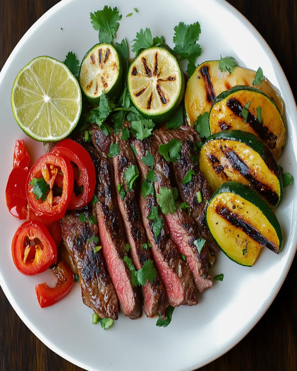 Chili Lime Flank Steak Recipe First Image First Image