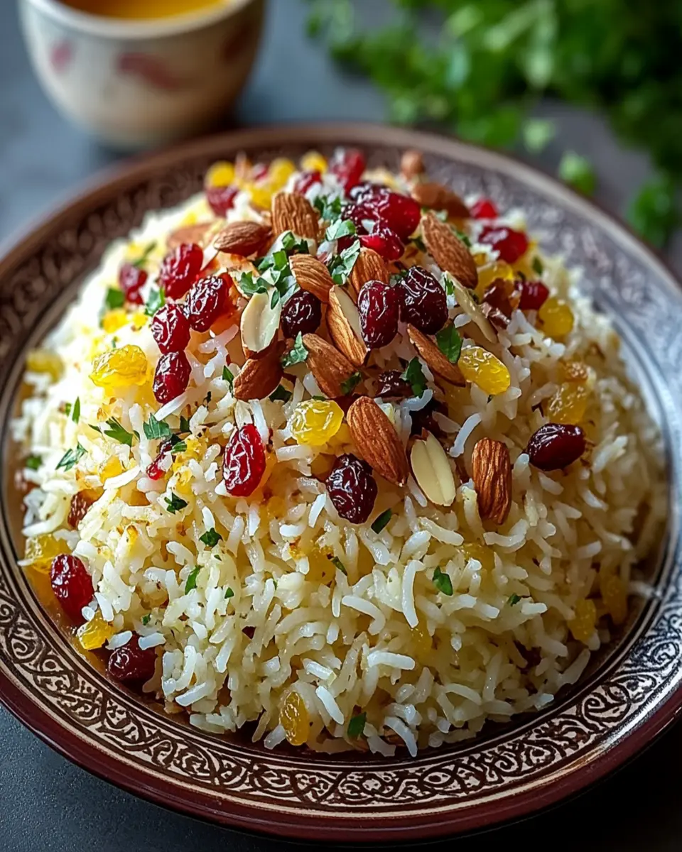 Delicious Persian Jeweled Rice First Image First Image