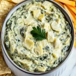 Irresistible Crockpot Spinach Artichoke Dip Recipe First Image First Image
