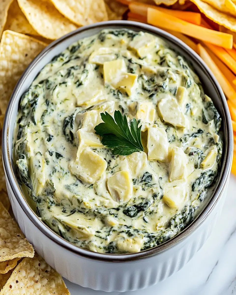 Irresistible Crockpot Spinach Artichoke Dip Recipe First Image First Image
