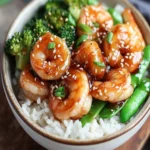 Honey Garlic Shrimp Bowls-Easy & Delicious Meal First Image First Image
