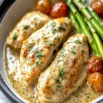 5-Ingredient Slow Cooker Angel Chicken with Italian Dressing Mix First Image First Image