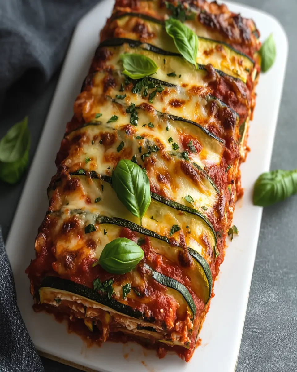 Easy Zucchini Lasagna Loaf First Image First Image
