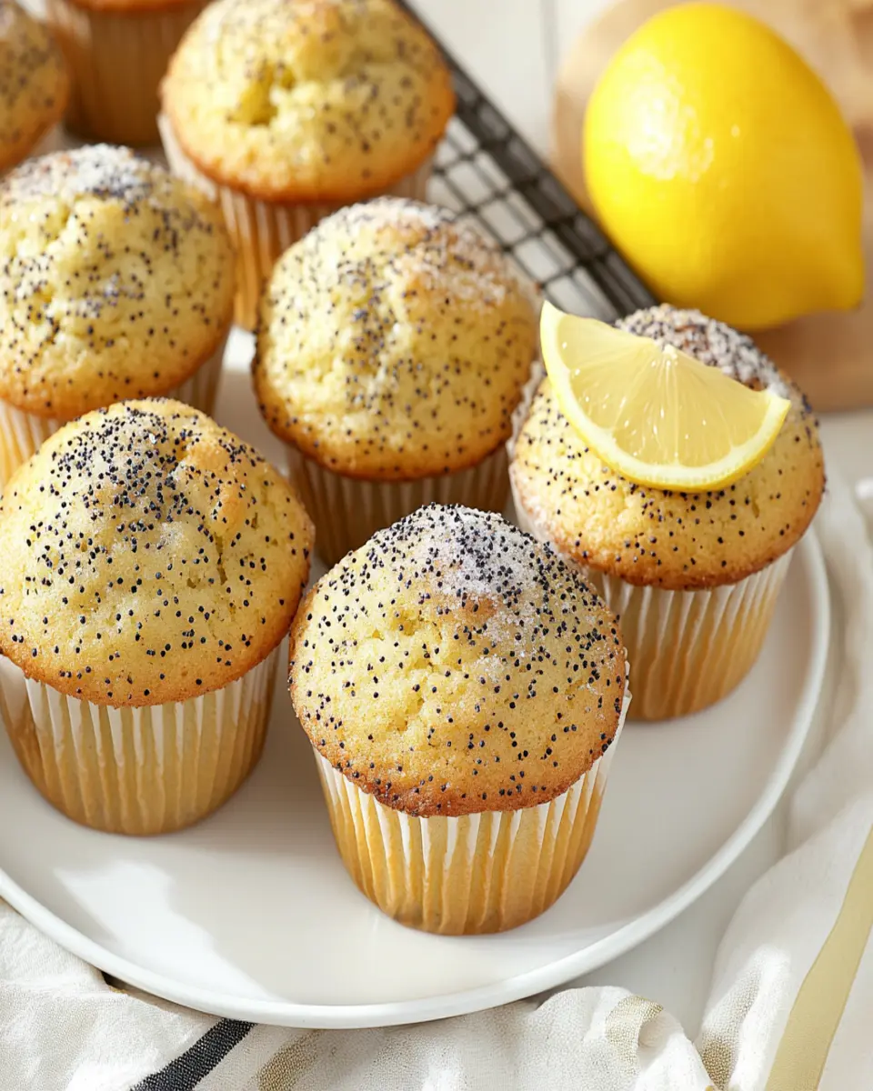 Easy Lemon Poppy Seed Muffins First Image First Image