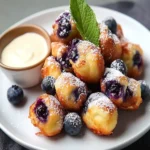 Mini Blueberry Fritters-Easy Sweet Bite Recipe First Image First Image