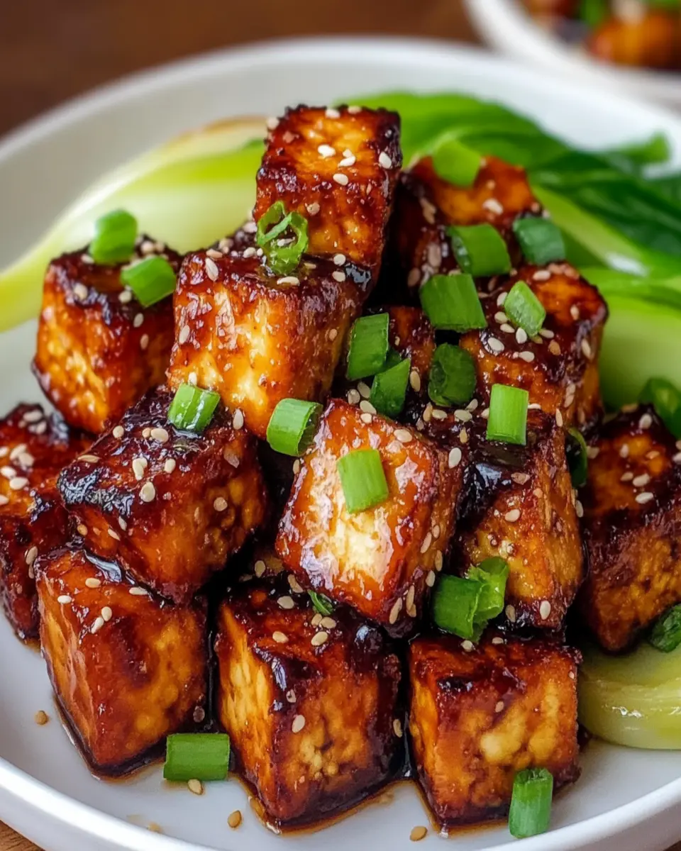 Amazing Crispy Honey Garlic Tofu-Easy Recipe First Image First Image