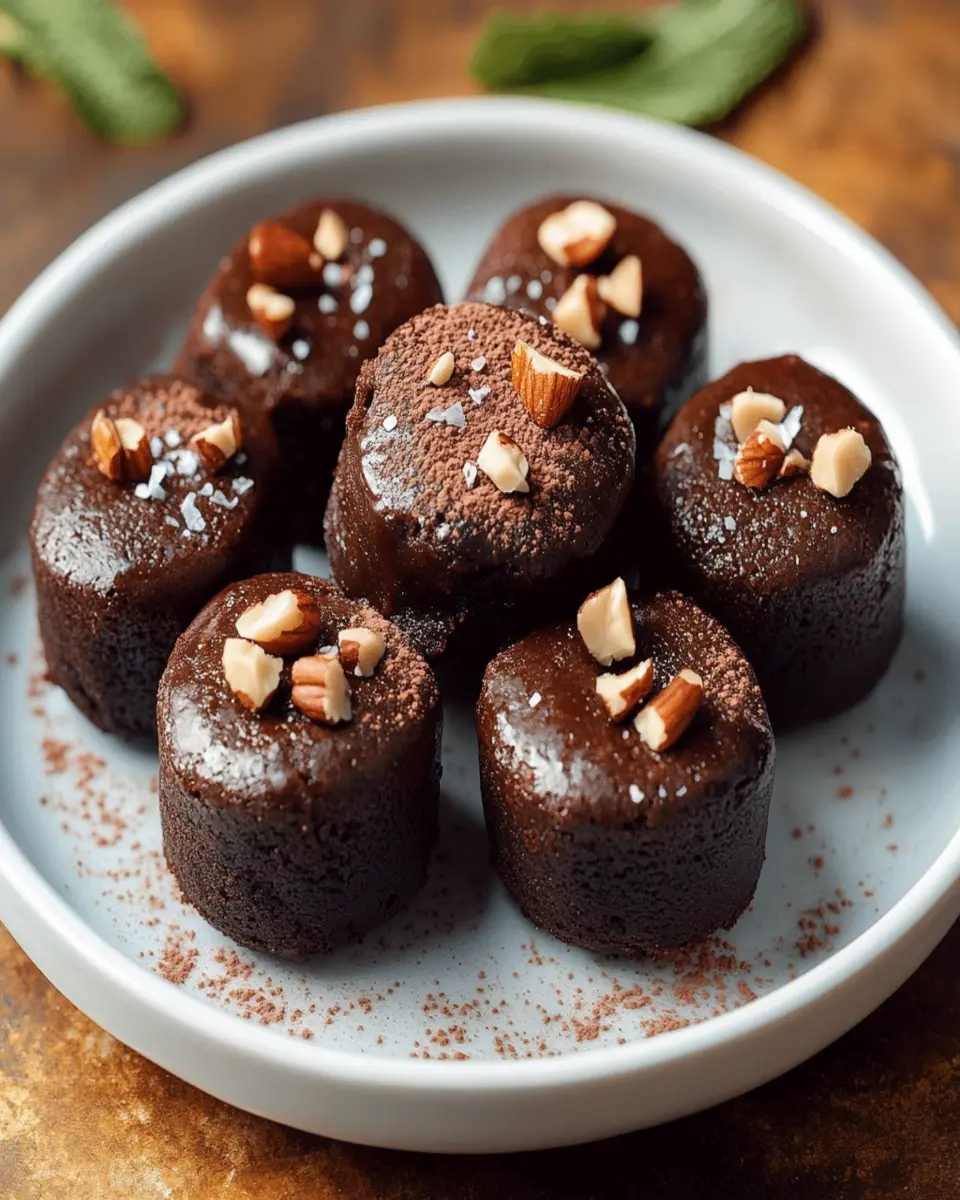 Healthy Date Brownie Bites (Flourless + No Sugar Added) First Image First Image