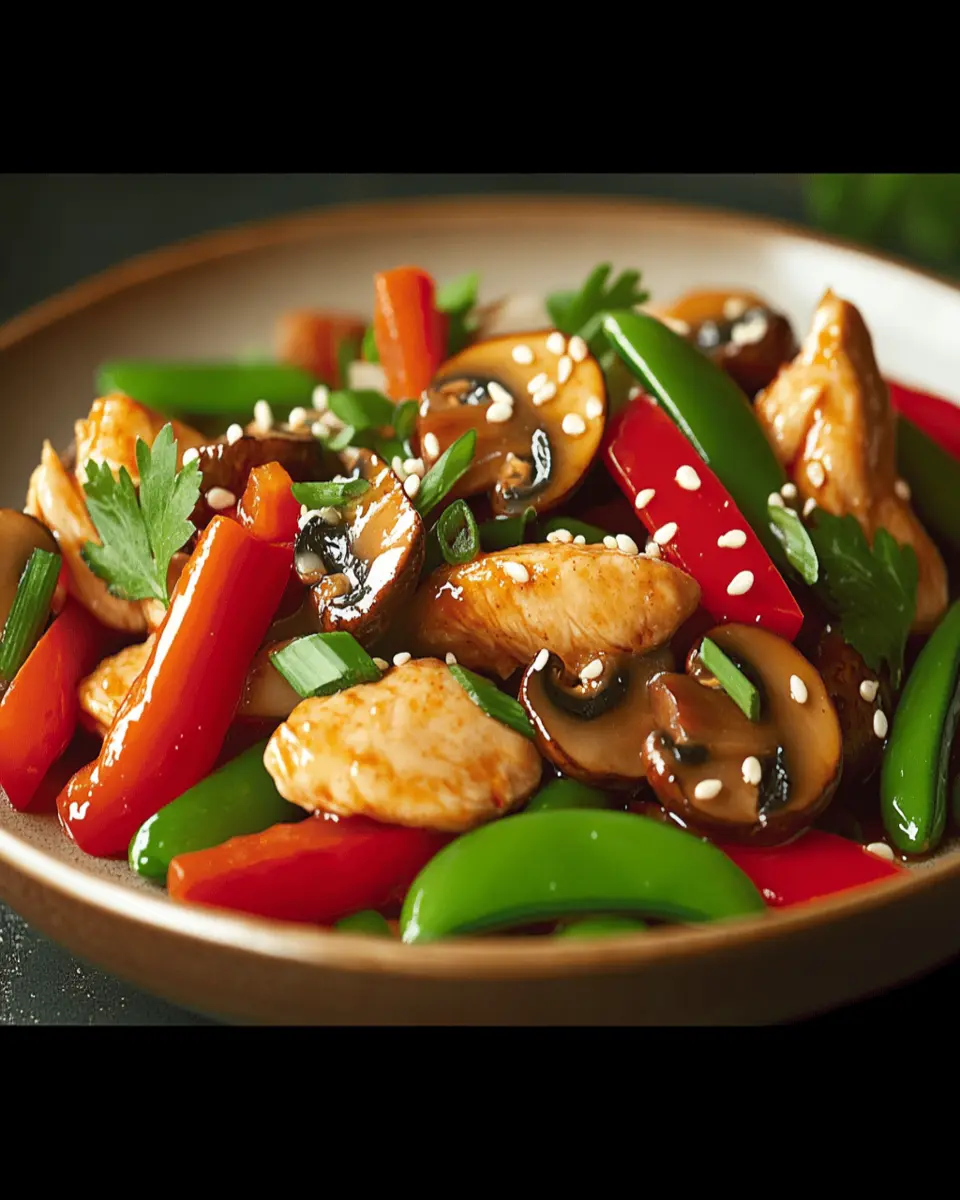 Copycat Mushroom Chicken Stir-Fry Recipe First Image First Image