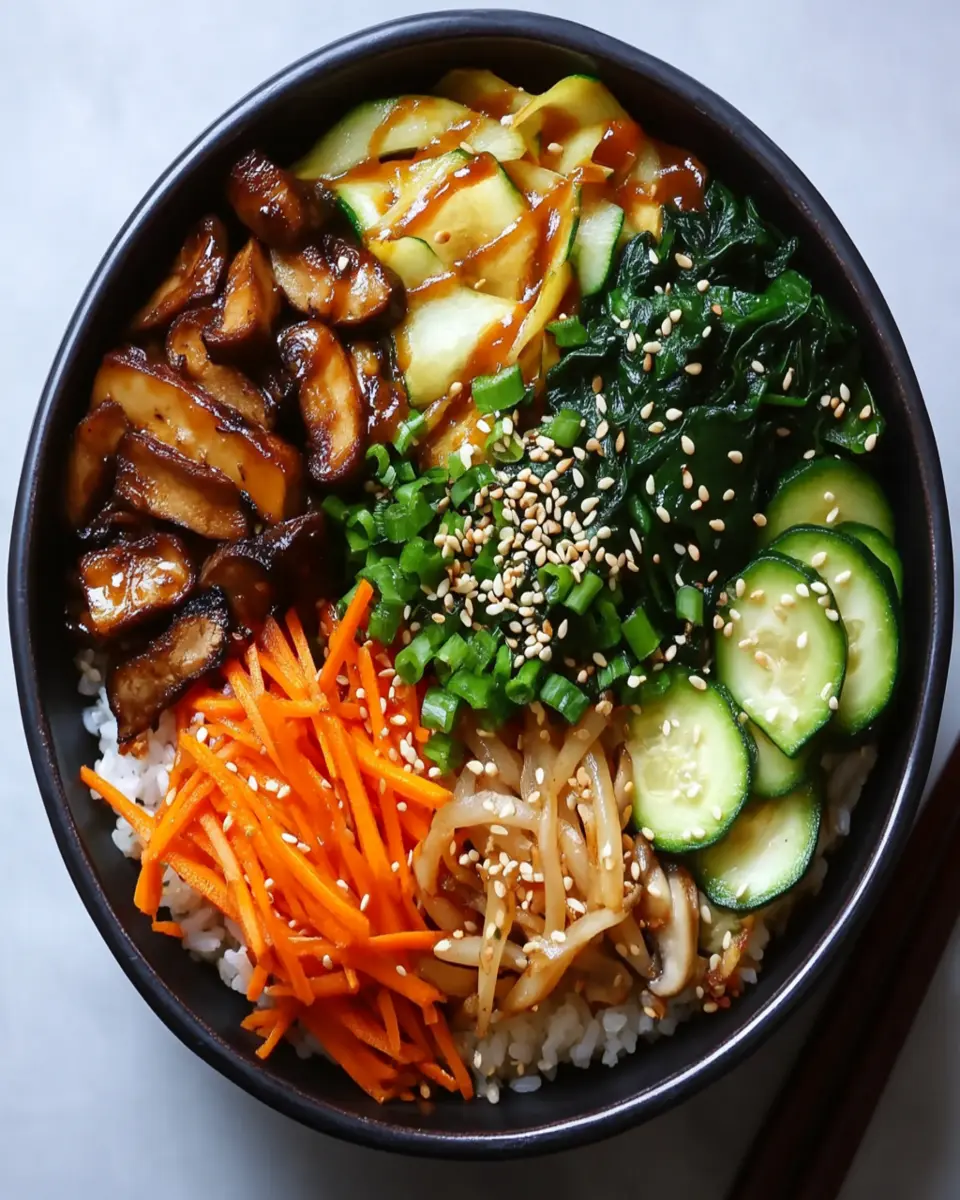 Easy Vegan Bibimbap Recipe – Delicious Korean Bowl First Image First Image