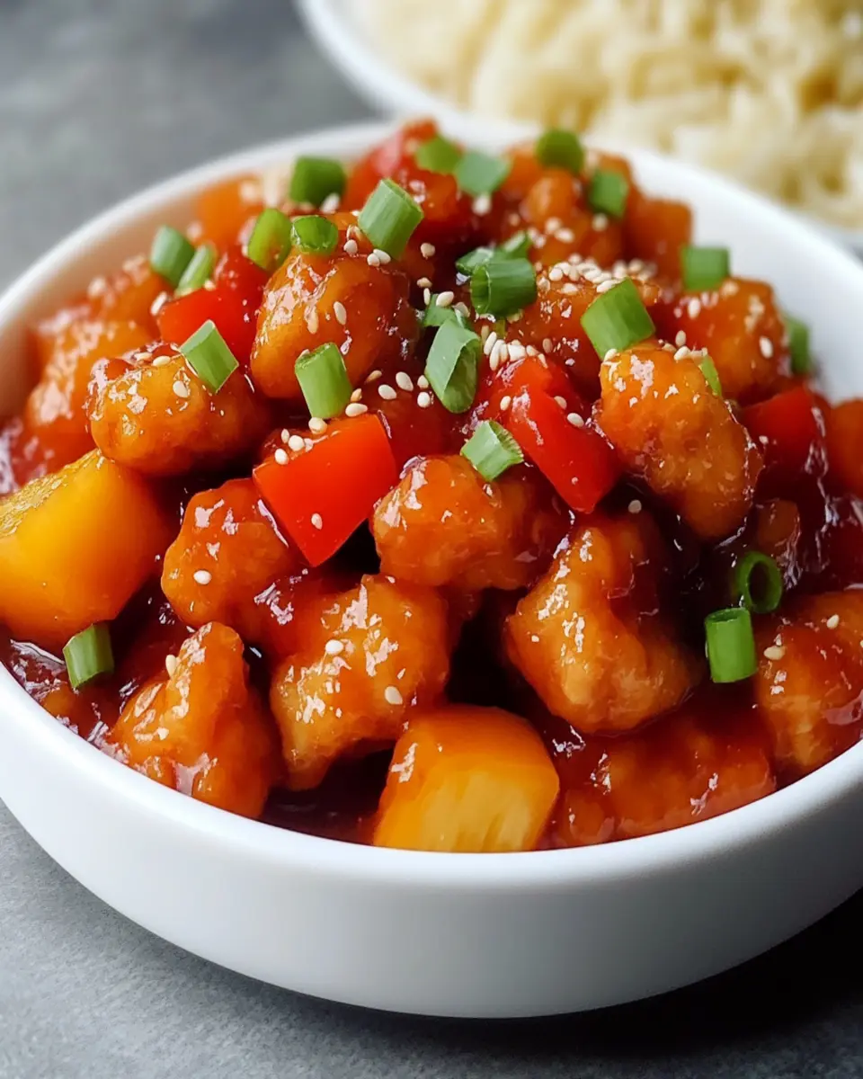 Baked Sweet and Sour Chicken First Image First Image