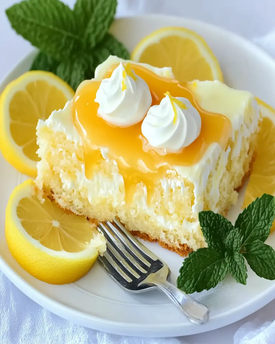 Lemon Cream Cheese Dump Cake: Easy Bliss in Every Bite First Image First Image