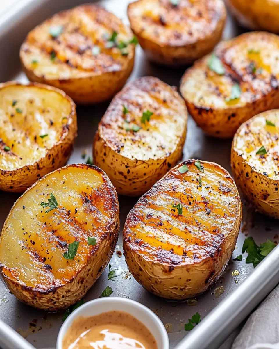 Best Easy Sheet Pan Scored Potatoes for Perfect Flavor First Image First Image